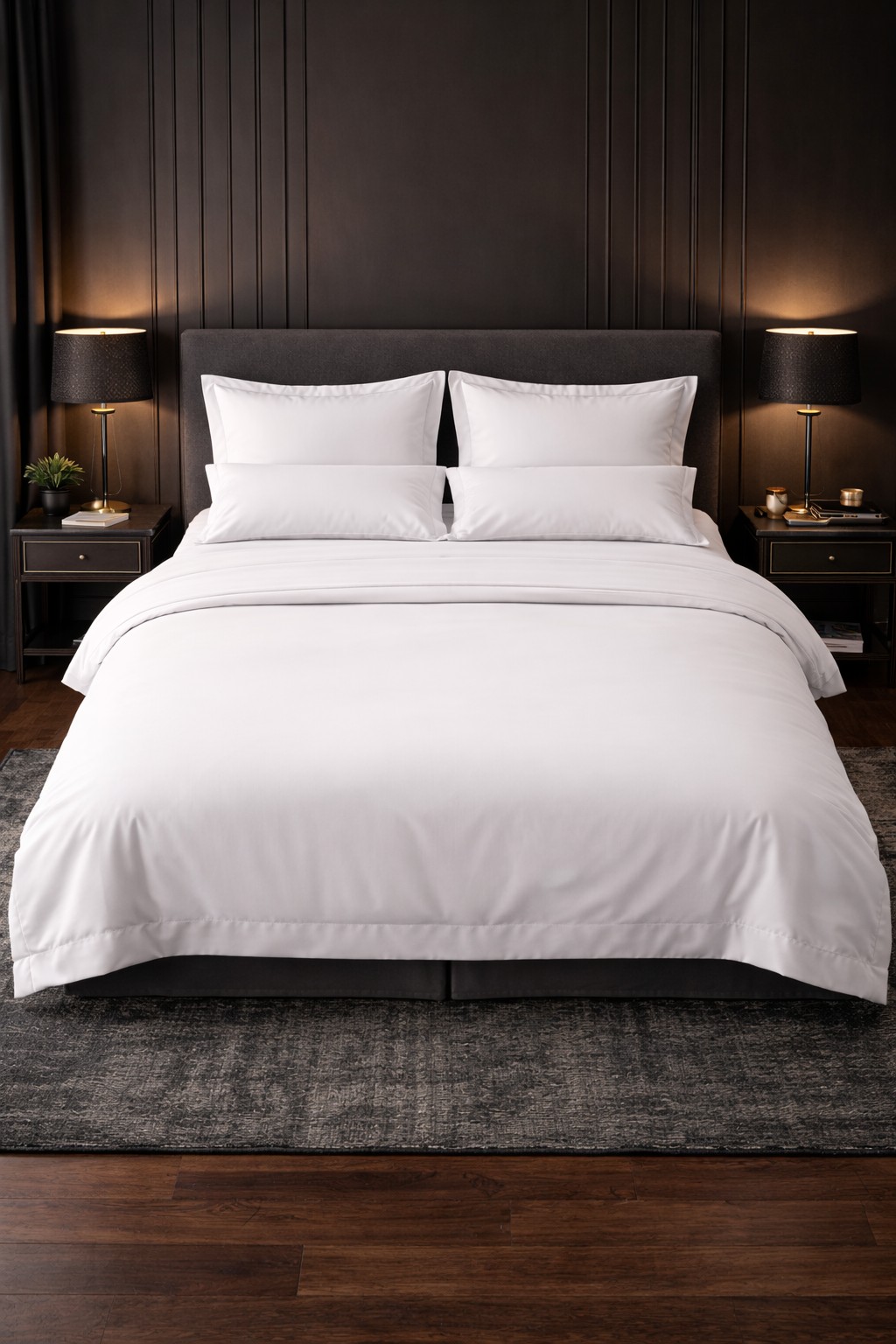 Custom embroidered bedding